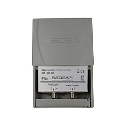 Sedea Filtre TNT 5G LTE 700 Extérieur Canaux 21-48 029215 1 E 1 S - Bande passante 470 à 694 MHz, Bande de réjection 733 à 862 MHz 