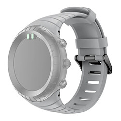 Avis Wewoo Bracelet gris pour Sunnto Core Series Boucle Carré en Silicone TPU Bandes de Montre