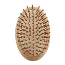 Brosse à Cheveux En Bois Naturel de Coussin D'air de Palette de Massage de Cuir Chevelu pour Les Cheveux Longs et épais pas cher