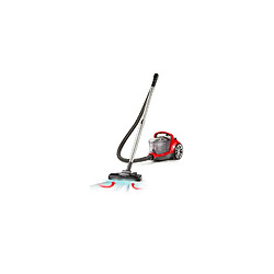 DOMO DO7292S - Aspirateur traineau sans sac - 2L - Puissance d'aspiration réglable - 74dB - Filtre HEPA H12 - Tube inox 90cm