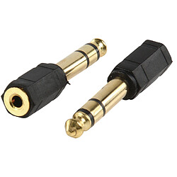 Appetitissime 6.35mm Audio mâle à connecteur Plug Adapter Femme M / F casque 3,5 mm