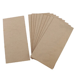 10 Pcs Vierge MDF Planche De Bois Pour Plaque Signe Gravure Bois Pièces 10X20 Cm