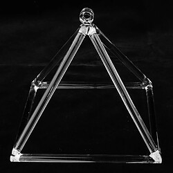 Bol de cristal pyramidal chantant de 6 pouces, note c pour une prière de yoga de méditation sonore