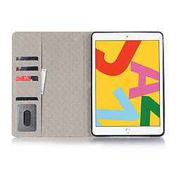 Acheter Wewoo Pour iPad 10.2 / 10.5 Cross Texture Horizontal Flip Housse en cuir PU avec support et fentes cartes et portefeuille bleu foncé