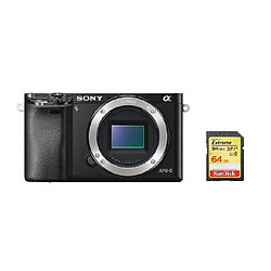 SONY A6000 Body Black + 64GB SD card