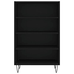 Acheter Maison Chic Buffet,Meuble de Rangement,commode pour salon,Cuisine noir 57x35x90 cm bois d'ingénierie -MN15161