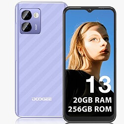 NC Telephone portable DOOGEE N50PRO Smartphone,20+256Go,Octa Core -6.52" HD+ Android 13.0 4200mAh 50+2MP déblocage du visage - Violet