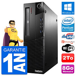 PC Lenovo ThinkCentre M93p SFF Intel G3220 RAM 8Go Disque 2To Windows 10 Wifi · Occasion 