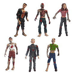 Acheter 6pcs Figurine Cinéma Walking Dead Modèle en Plastique Jouet Cadeau Décoration