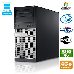 PC Tour Dell Optiplex 790 Intel G630 2,7Ghz 4Go Disque 500Go DVD WIFI Win 7 · Occasion 