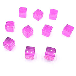 Avis 300pcs 10mm Dés Colorés Jeux De Société Cube Pour La Fête KTV Jeux Jouets