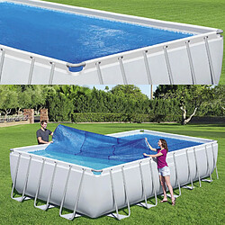 Bâche Solaire pour Piscine Hors-Sol Bestway 703x336 cm Rectangulaire