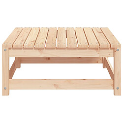 Acheter vidaXL Repose-pied de jardin 70x70x30 cm bois de pin massif