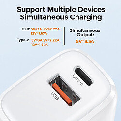 Universal Chargeur USB rapide Charge rapide 4.03.03.0 Type C PD Charge pour 12 chargeurs USB QC pour téléphone Huawei