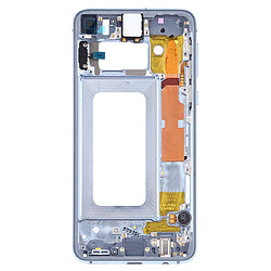 Wewoo Plaque de cadre moyen avec touches latérales pour Samsung Galaxy S10eSM-G970F / DSSM-G970USM-G970W bleu