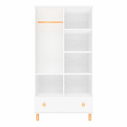 Youdoit Armoire enfant avec tiroir COMBO blanc 