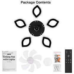 Acheter FIMEI Ventilateur de plafond à LED 6 Vitesse Fan Silencieux avec Dimmable Eclairage 3 Couleurs