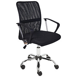 Beliani Chaise de bureau Noir BEST