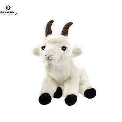 Anima Peluche Chevre blanche 26 cm