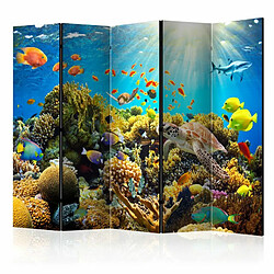 Paris Prix Paravent 5 Volets Underwater Land 172x225cm