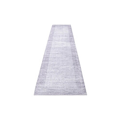 Avis Vidal Tapis de couloir en laine 396x79 Violet Darya