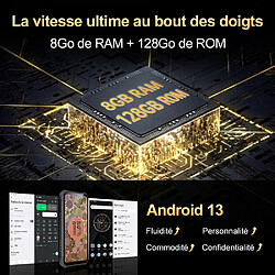 Avis OUKITEL WP23 Pro Robuste 4G Téléphone 2023 Vert - 6.52" 16Go+ 128Go/SD 1To Android 13 smartphone