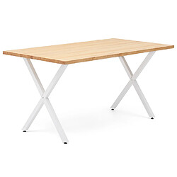 Ds Meubles Table Salle a Manger ECO X 120x80 BL-NA