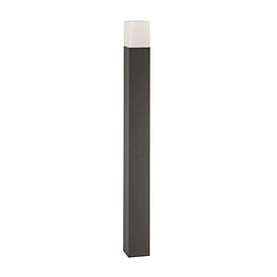 NOVA LUCE potelet Lumineuse e STICK Gris Foncé & Blanc E27 16 W H80 