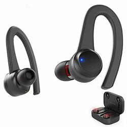 Se5 True Wireless Sports Headset Bluetooth-Compatible 5.0 Écouteurs Sport Étanches Sans Retard Adaptés À La Conduction Osseuse Noir 