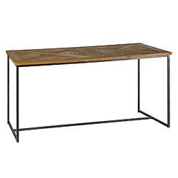 Atmosphera, Createur D'Interieur Console design industriel Corte - L. 110 x H. 79 cm- Marron