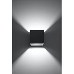 Avis Luminaire Center Applique murale QUAD aluminum anthracite 1 ampoule