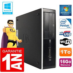 PC HP Compaq 8300 SFF Intel G850 Ram 16Go Disque 1 To Graveur DVD Wifi W7 · Occasion 