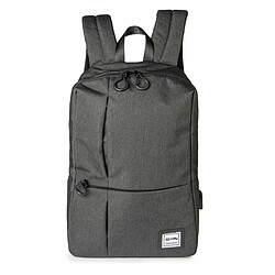 Sac à Dos avec Power Banket Compartiment pour Tablette et Ordinateur Portable Celly URBANBACKBK Noir Gris 