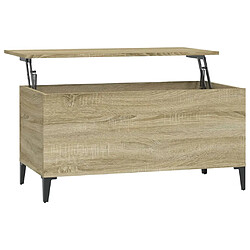 ComfortXL Table Basse Chêne Sonoma 90x44,5x45 Cm Bois D'ingénierie