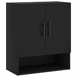 Maison Chic Armoire murale,Meuble de Rangement pour salon,cuisine noir 60x31x70 cm bois d'ingénierie -MN45262