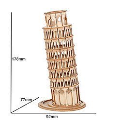 Universal Pizza Wood Puzzle DIY 3D Pending Tower Jouets populaires Cadeaux Enfants Ados Adultes | Puzzle