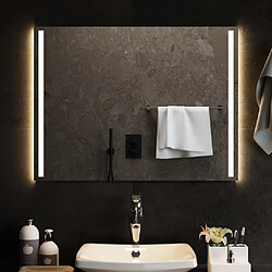 vidaXL Miroir de salle de bain à LED 80x60 cm