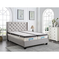 Vente-Unique Matelas 90 x 190 cm mousse mémoire de forme ép.19cm - ORTHOMEMORY II de DREAMEA