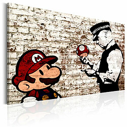 Paris Prix Tableau Imprimé Banksy - Torn Wall 80 x 120 cm 