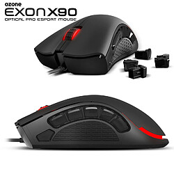 Souris gamer droitier Ozone Exon X90 + Logiciel