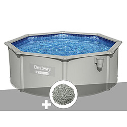 Kit piscine acier ronde Bestway Hydrium 3,60 x 1,20 cm + 10 kg de zéolite