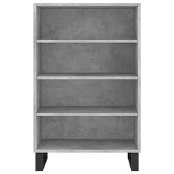 Acheter Maison Chic Buffet,Meuble de Rangement,commode pour salon,Cuisine gris béton 57x35x90 cm bois d'ingénierie -MN93534