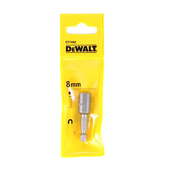 DeWalt DT 7402 Clé à douille hexagonale 8 mm - Longueur 50mm, support à aimant permanent, entraînement 1/4"