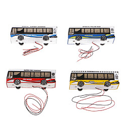 4pcs Bus Electrique Miniature Véhicules Moquettes pour Décoration Train Paysage Echelle 1: 100