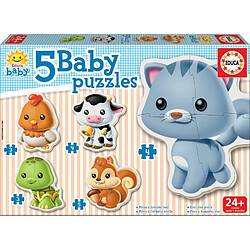 Educa Borras Baby puzzles les animaux commun