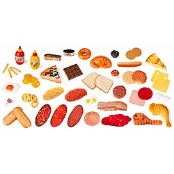 Miniland Educational 154167 - Set des figures Fastfood - 52 piezes