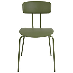 Acheter Beliani Chaise de salle à manger Set de 2 Vert SIBLEY