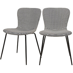 Rendez Vous Deco Chaise Koko à motifs (lot de 2) 