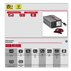 Telwin - Convertisseur à inverseur 12V 1000W - CONVERTER 500 