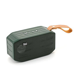 Yonis Mini Enceinte Bluetooth Portable 5.0 Waterproof Avec Support TF FM AUX Mini Enceinte Bluetooth Portable 5.0 Sans Fil avec Support Carte TF FM AUX U-Disk et Mains Libres Vert YONIS